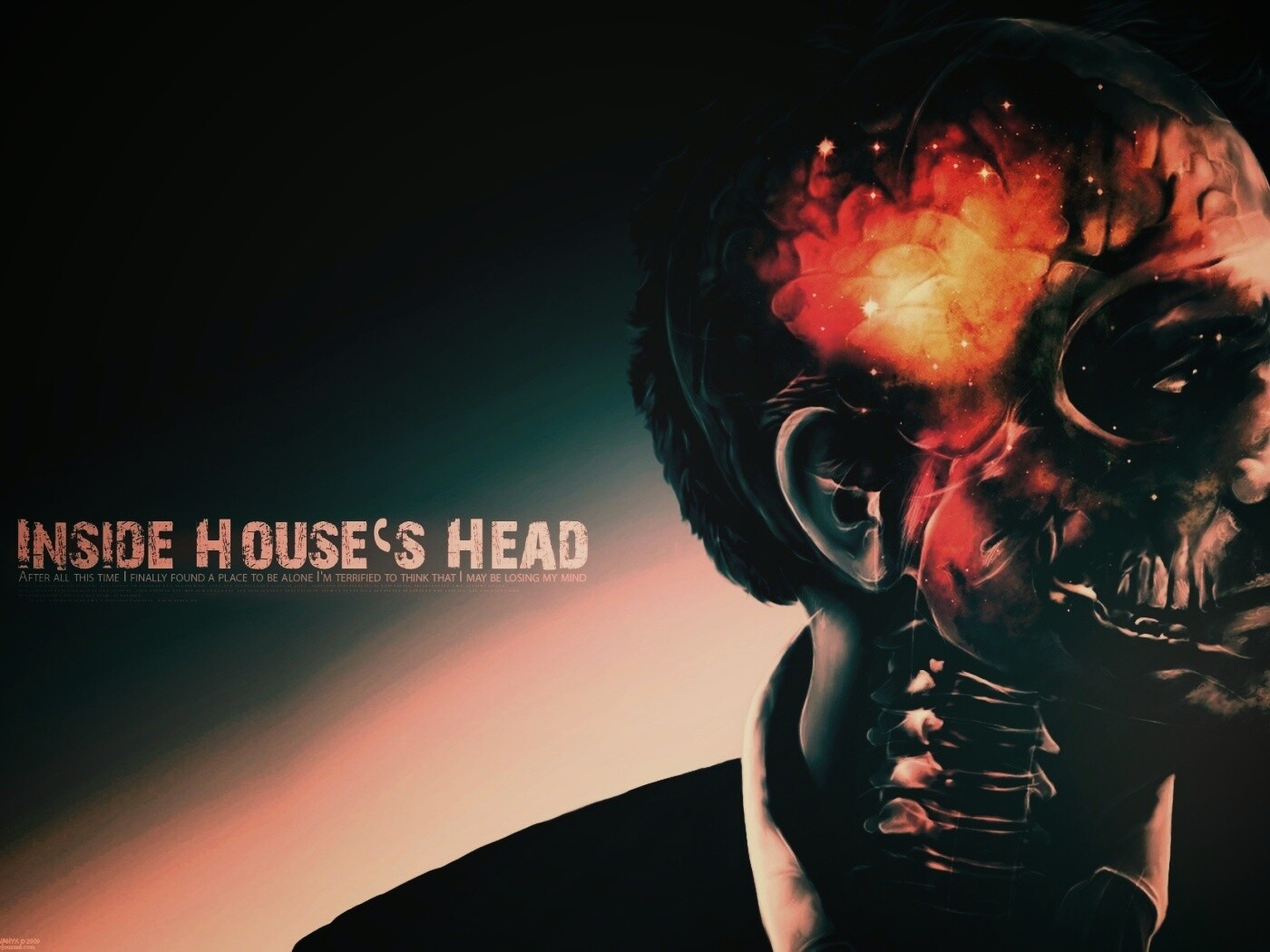 В голове Хауса обои