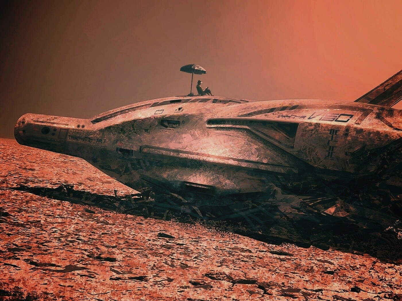 Останки корабля обои