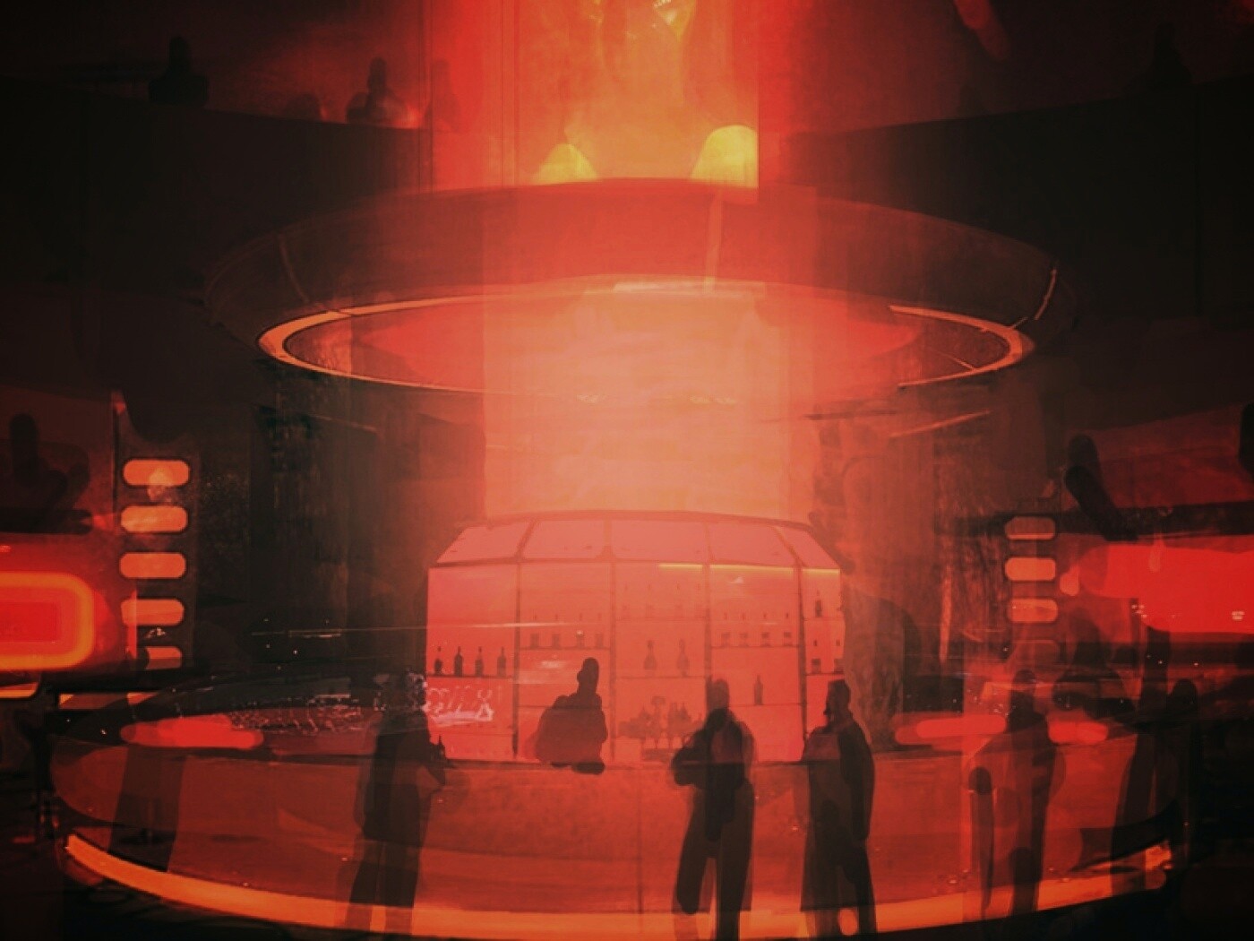 Красный бар из Mass Effect обои