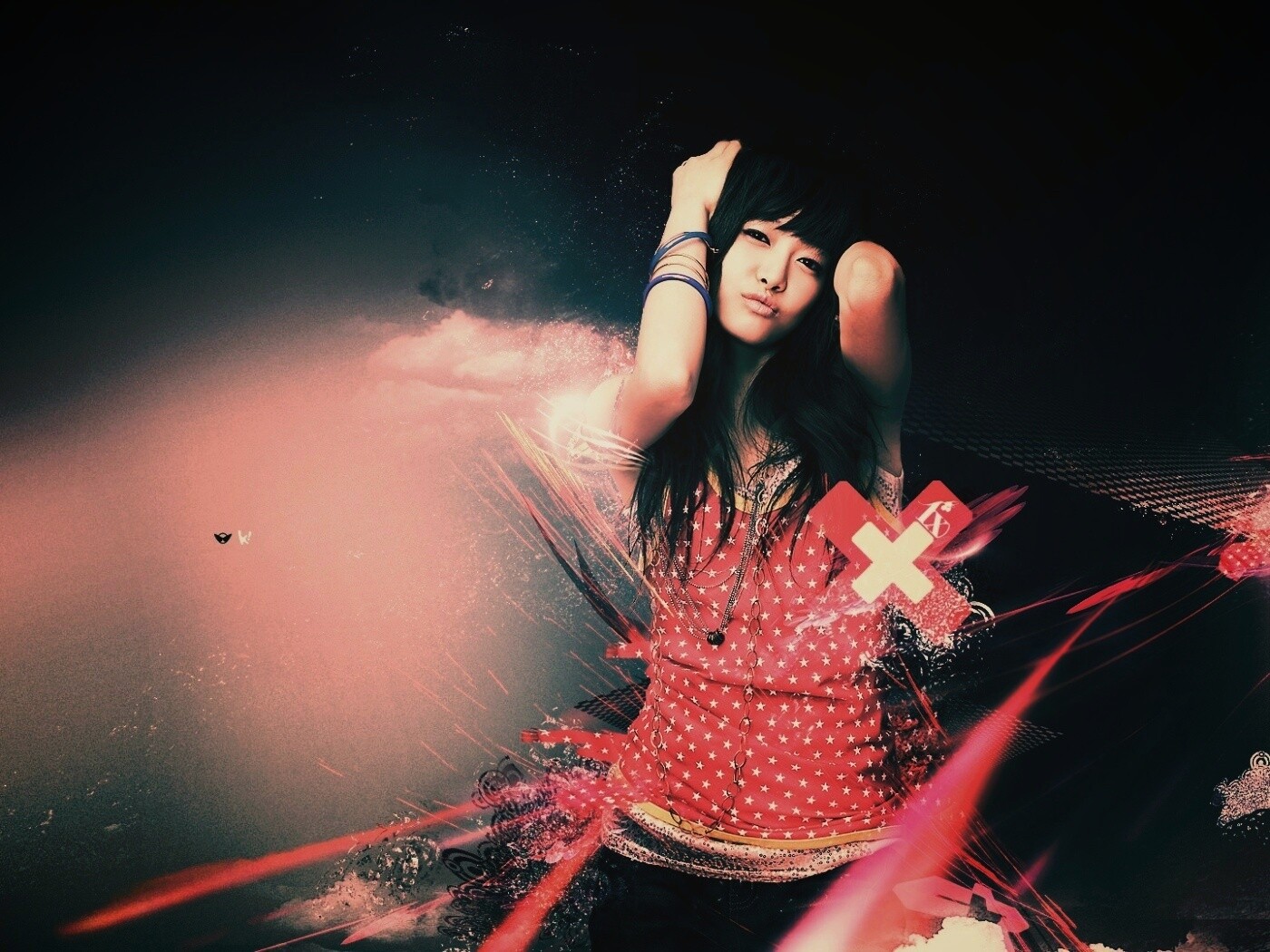 Гламурная китаянка обои