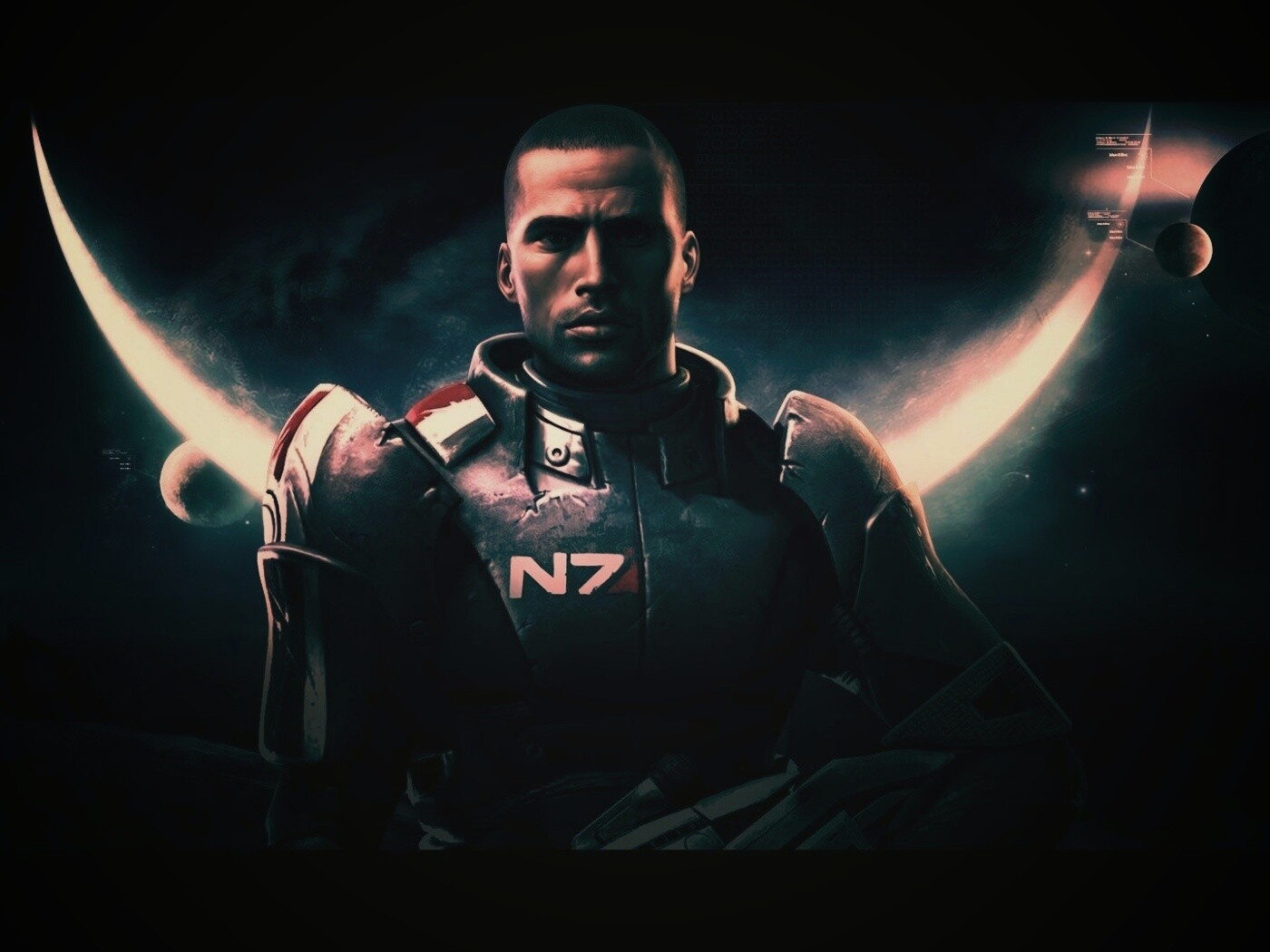 Шепард из Mass Effect обои