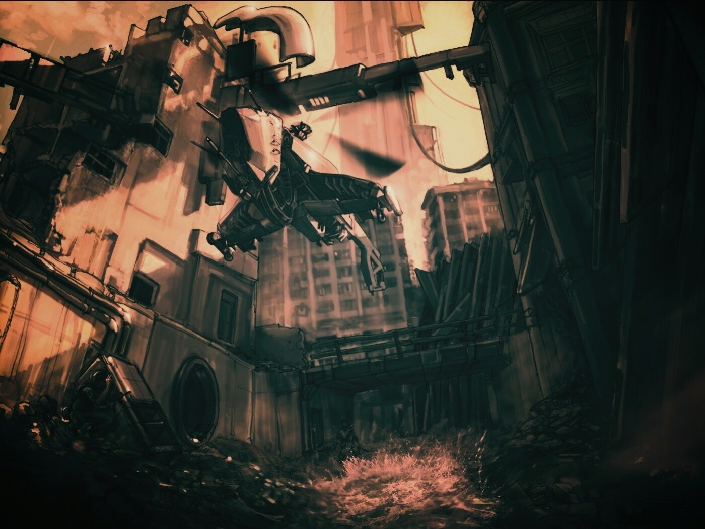 City 17 из Half Life обои