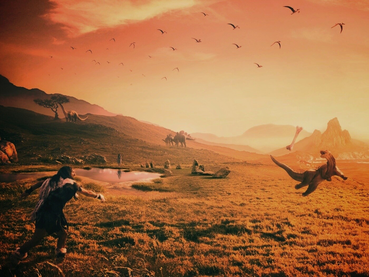 Доисторические игры обои