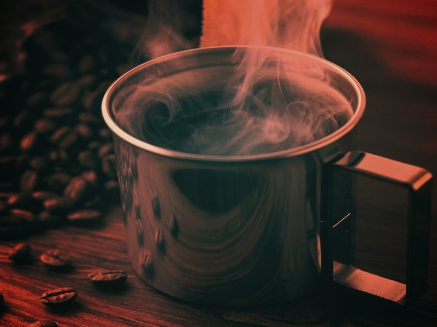 Чашка свежесваренного кофе обои