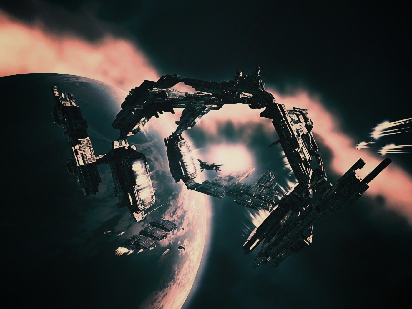 Космический корабль обои