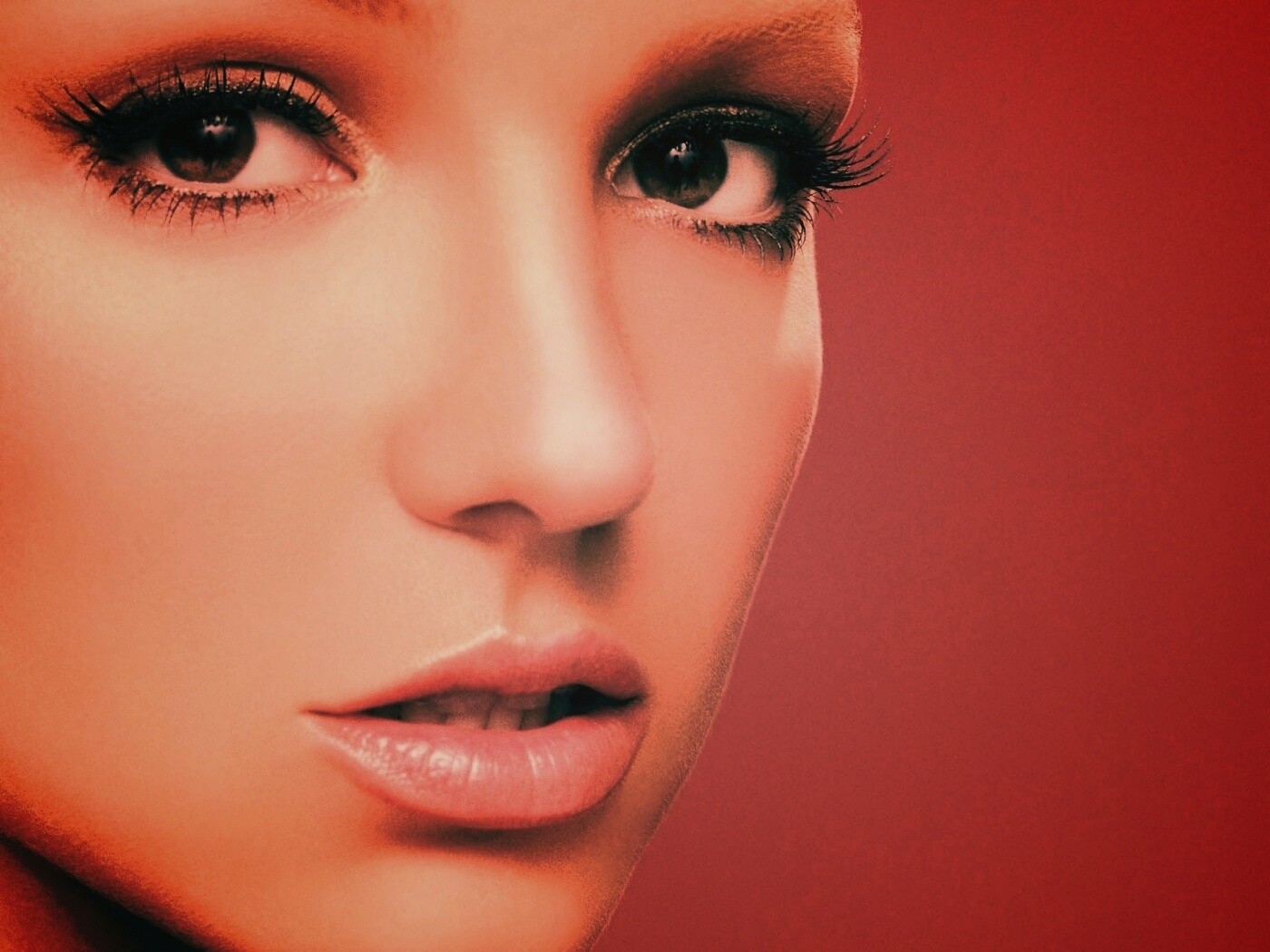 Лицо Бритни обои