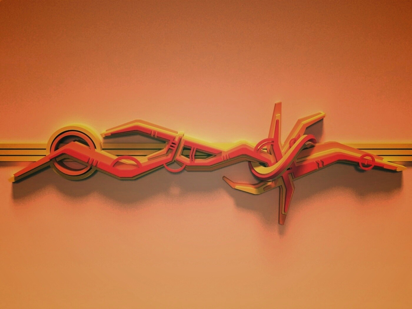 3D Граффити обои