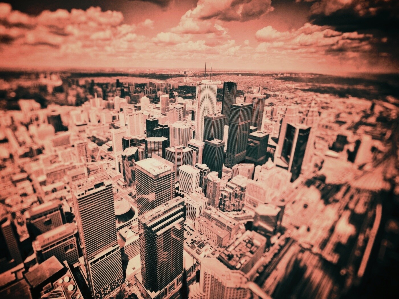 ЧБ фото города обои