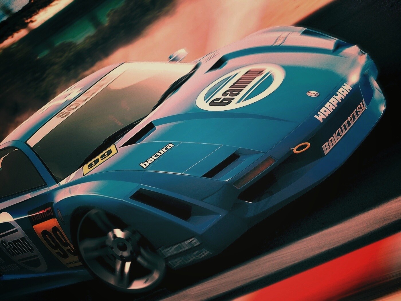 Гоночный автомобиль обои