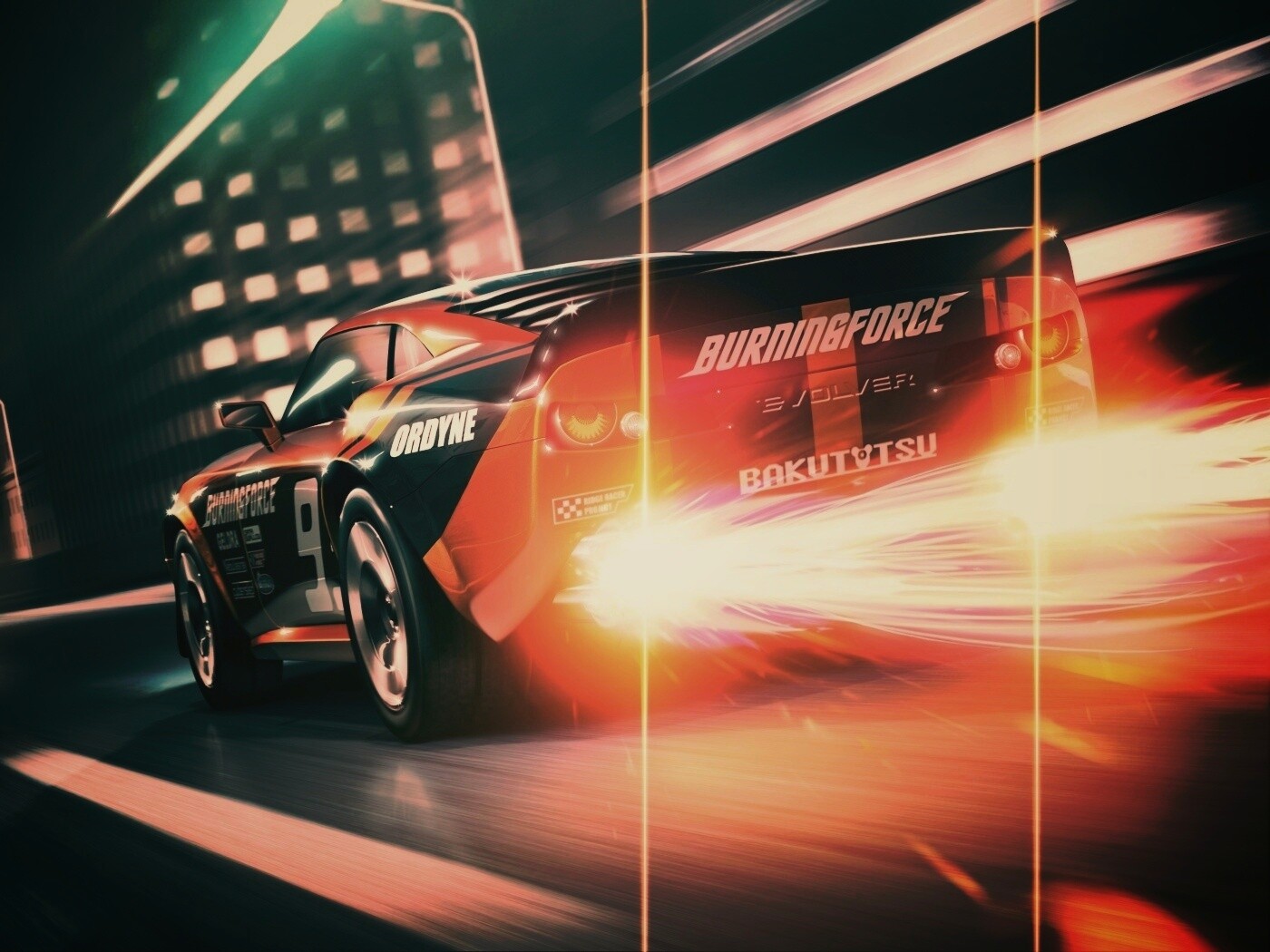 Ночное нитро обои