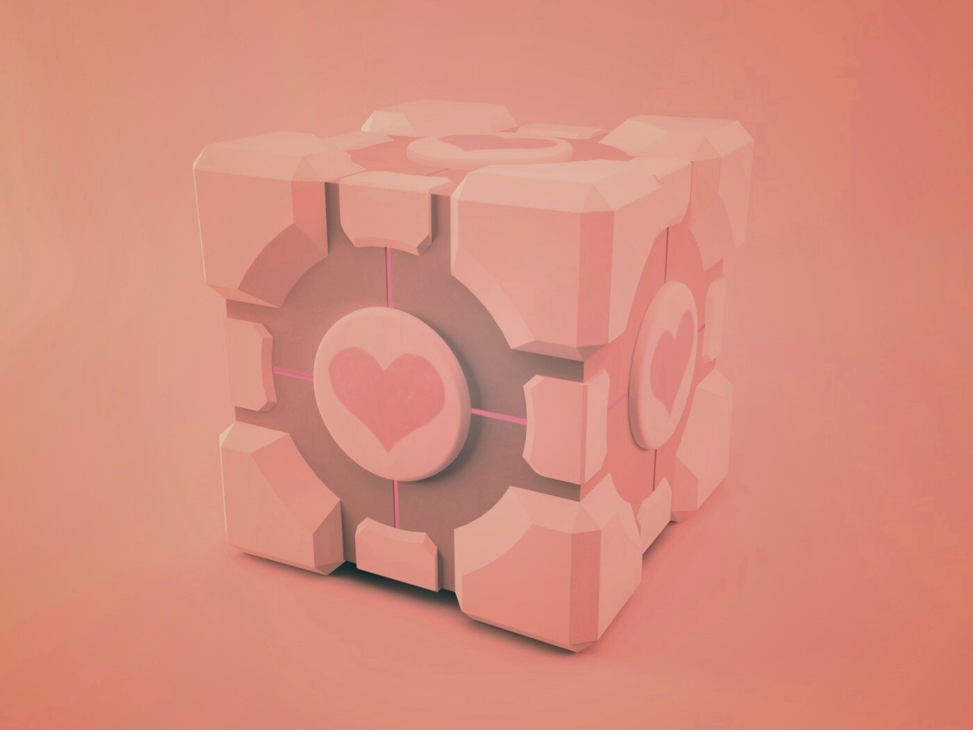 Взвешенный куб-компаньон обои