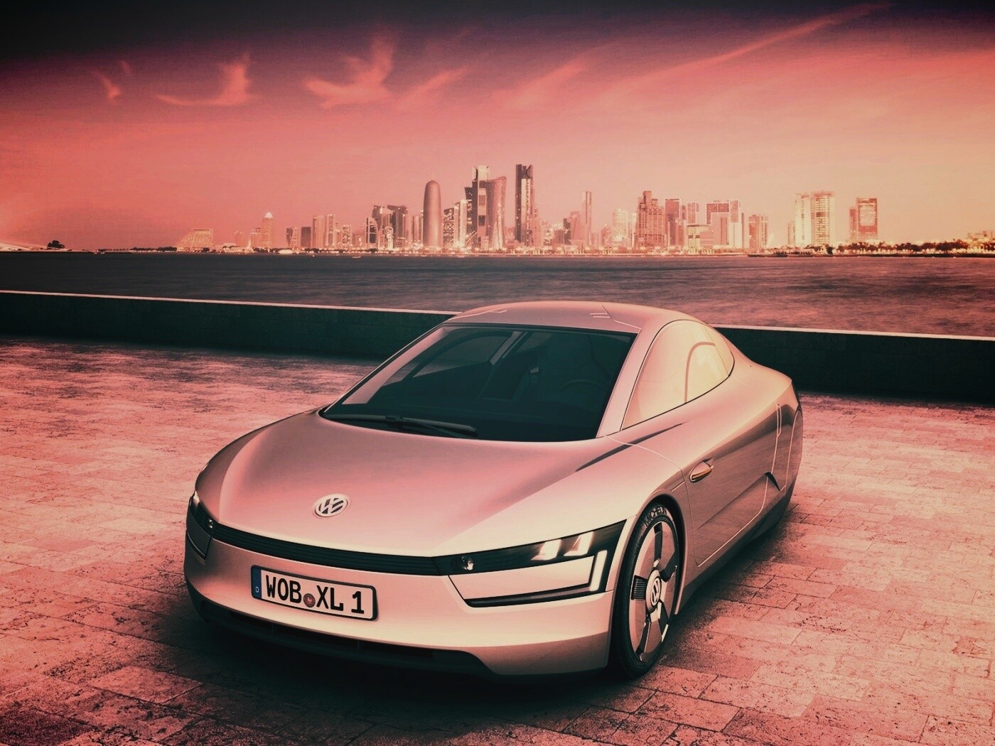 Очень красивый концепткар от фольксваген обои