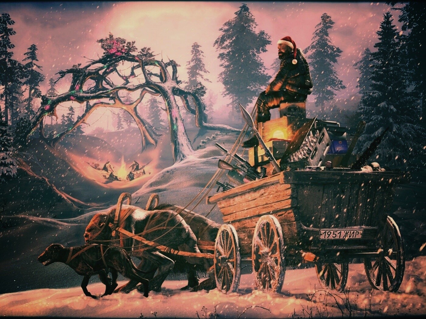 Новогодний Сталкер обои