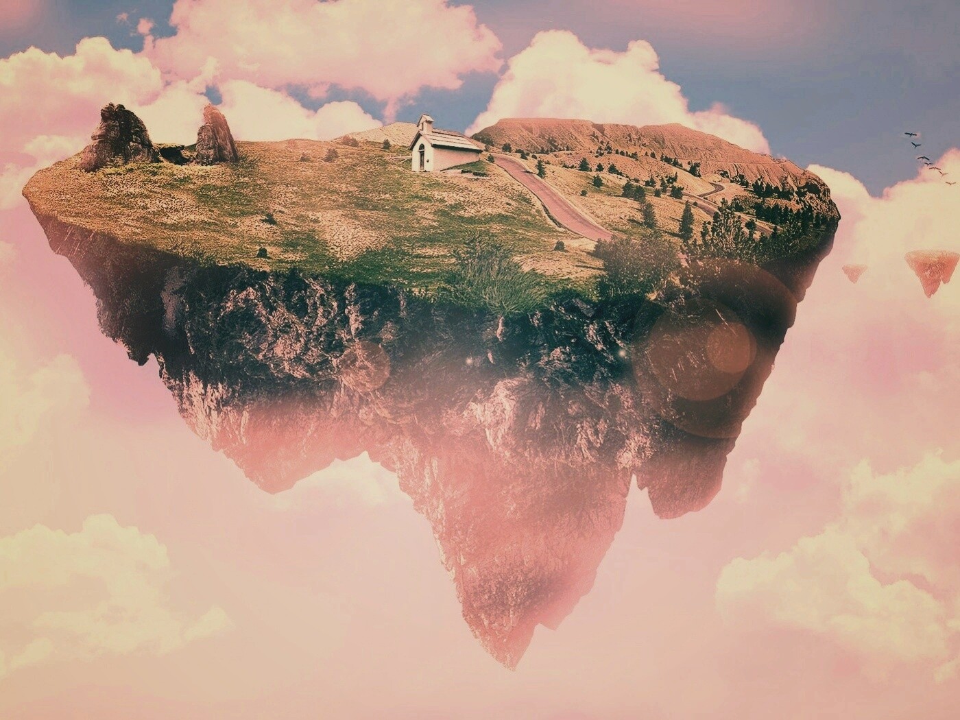 Летающий острв обои