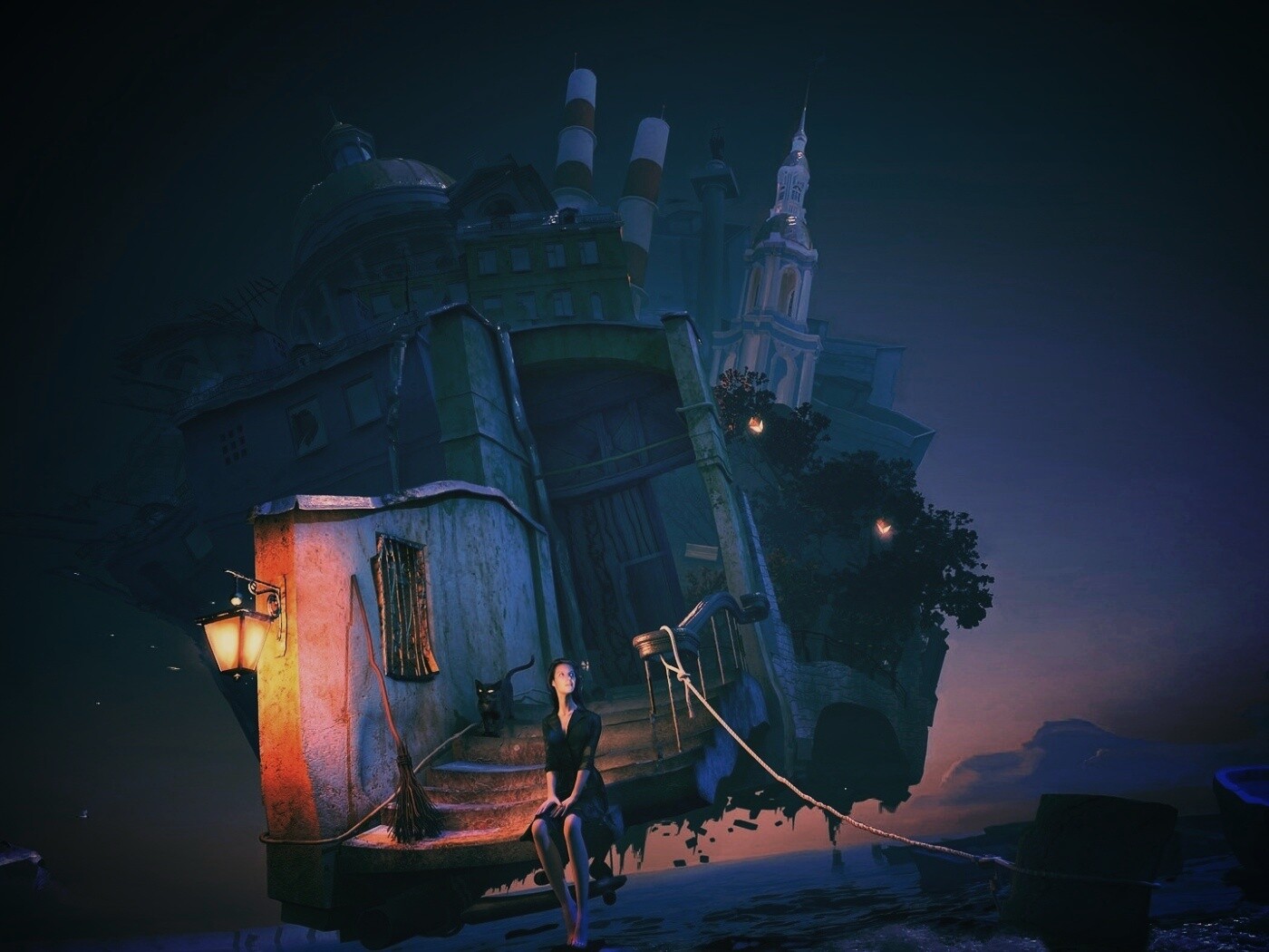 Мрачный Питер обои