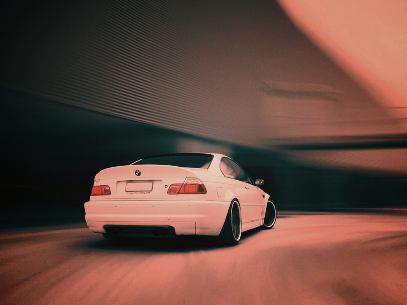 Белый БМВ обои