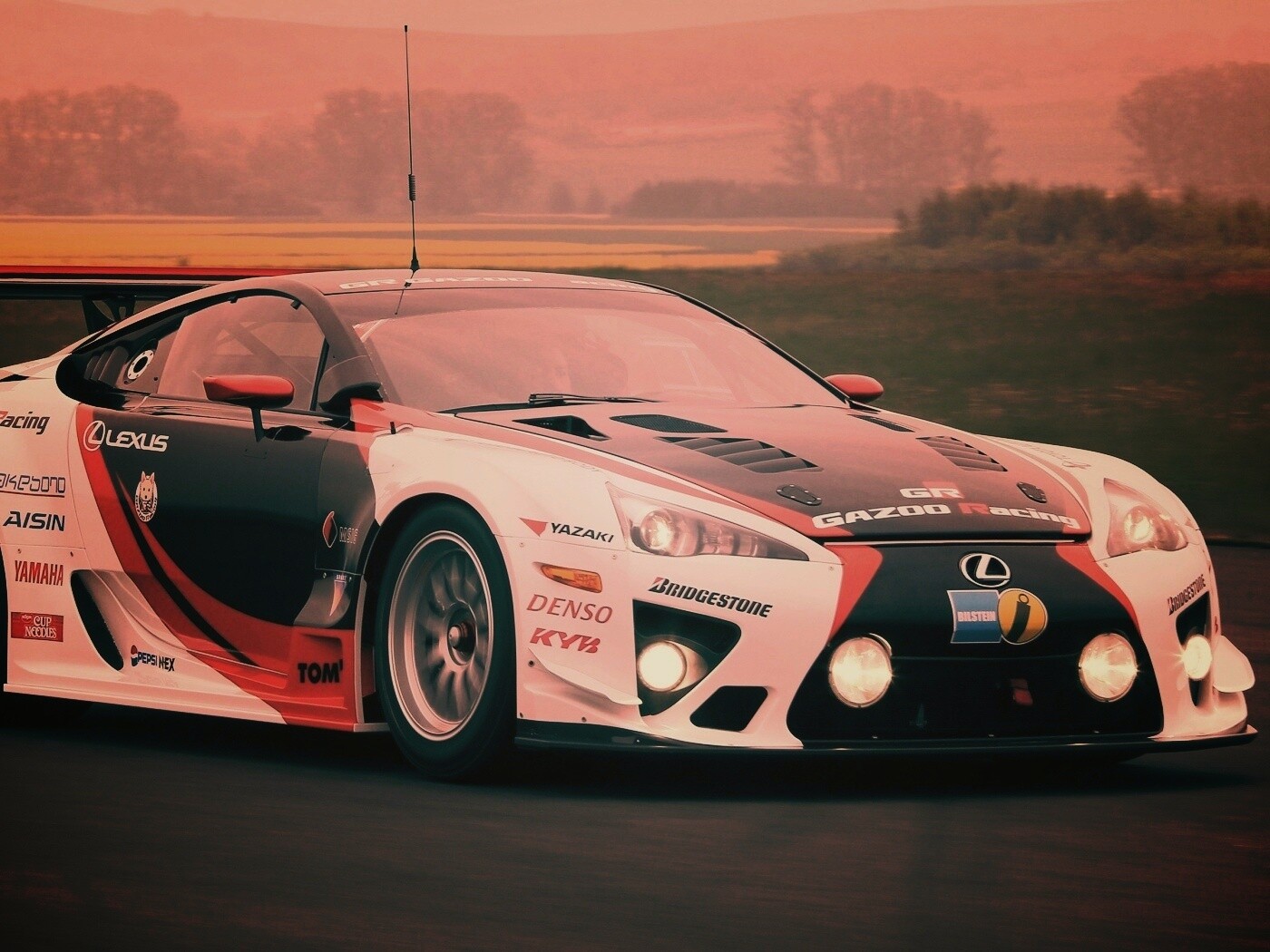 Гоночный Лексус обои