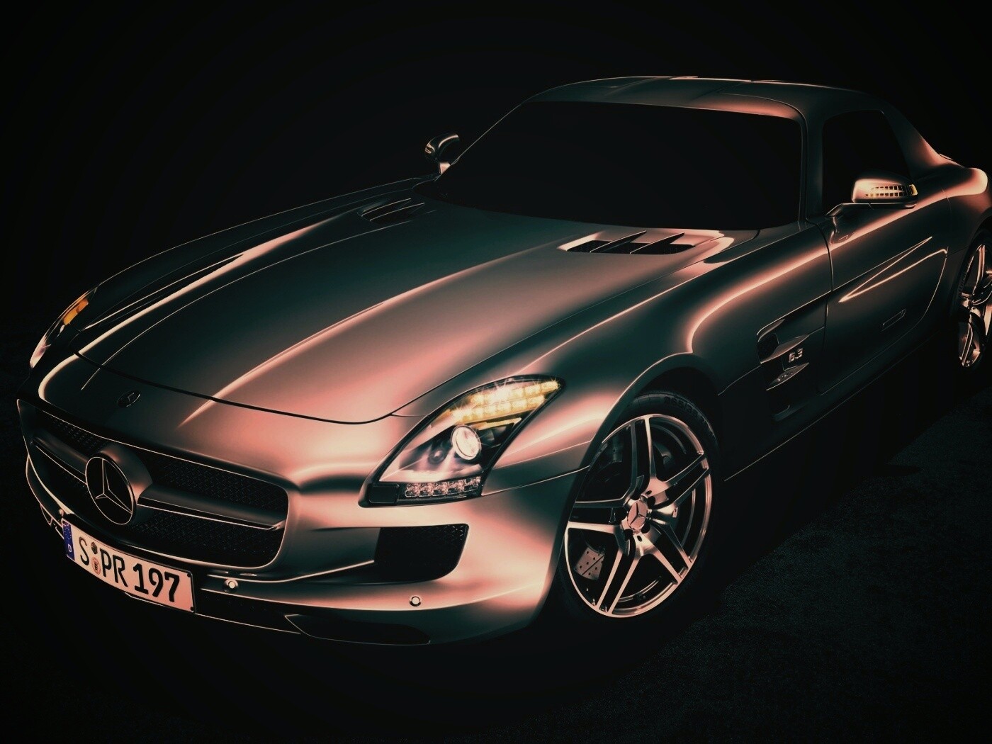 Mercedes SLS обои