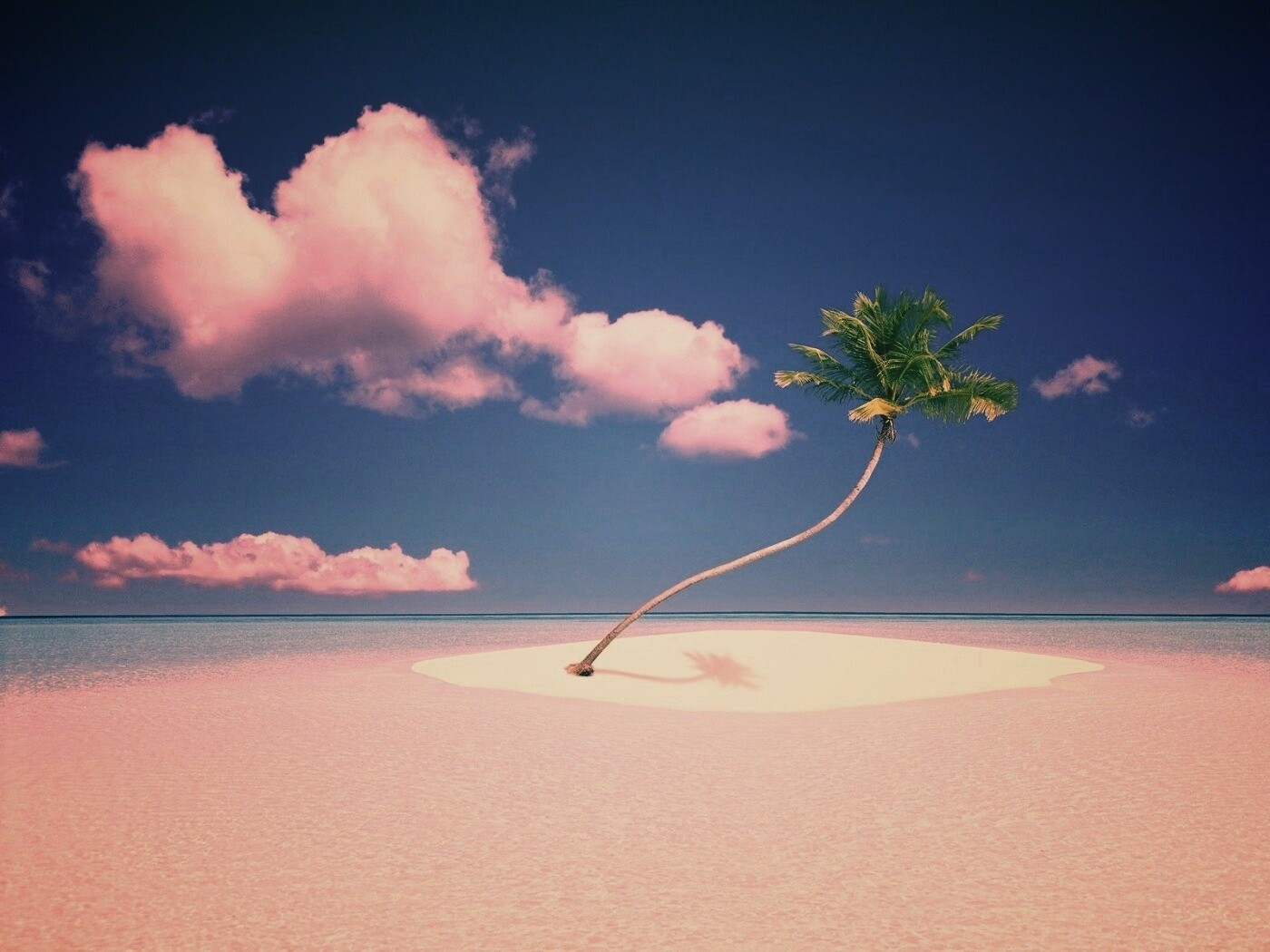 Идеальный пальмовый остров обои