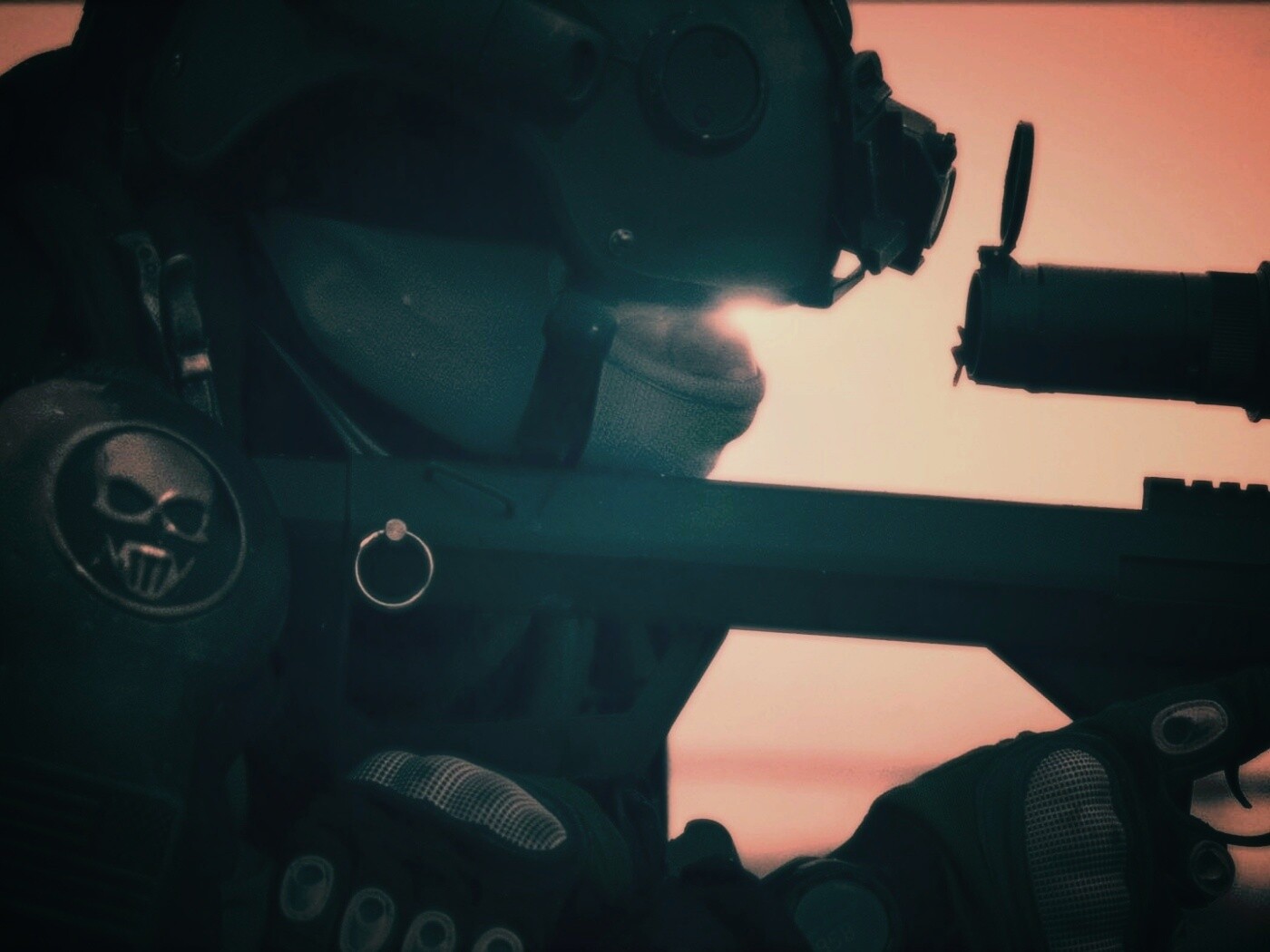 Снайпер за работой обои