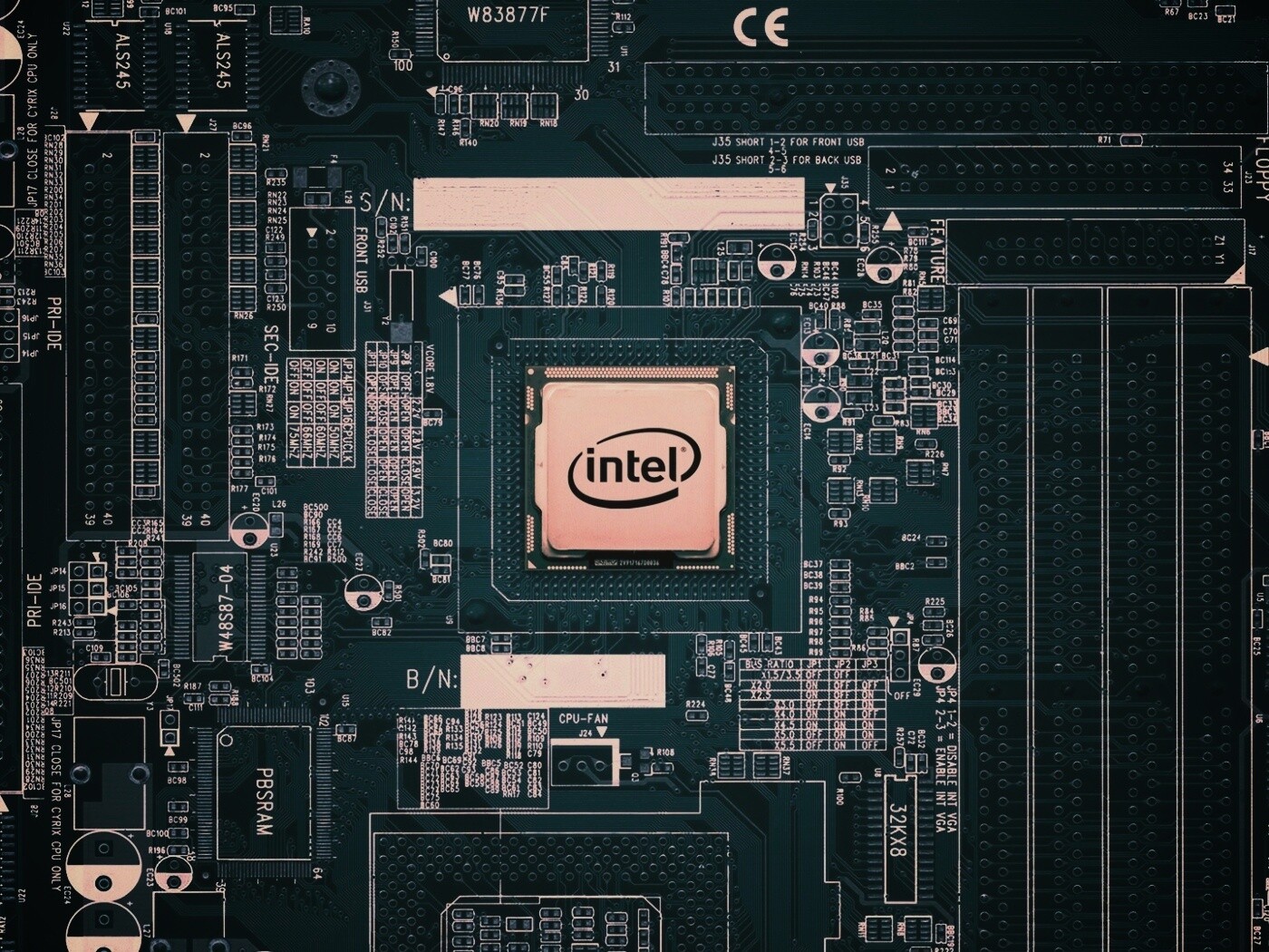 Процессор от Intel обои