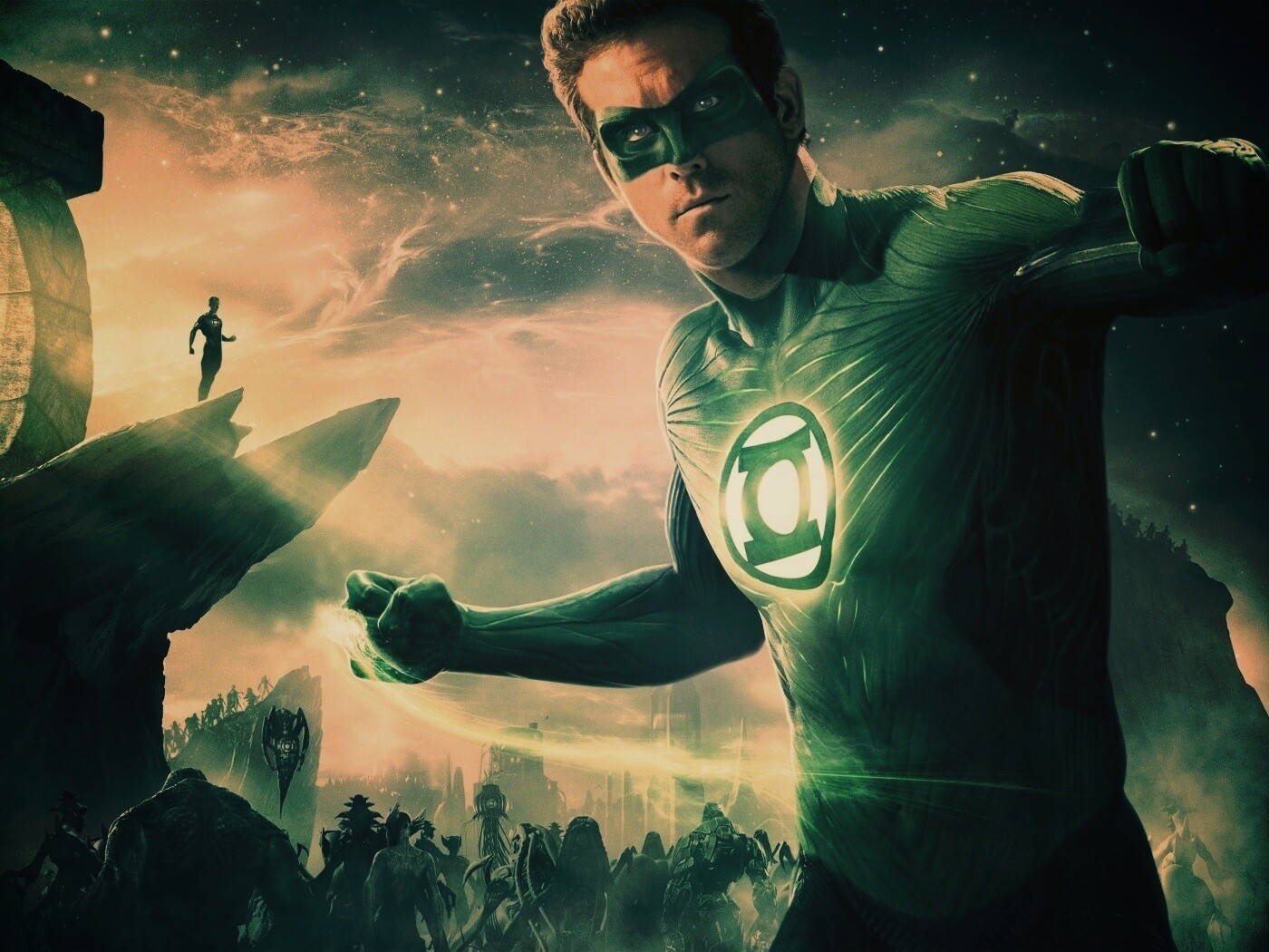 Зелёный фонарь обои