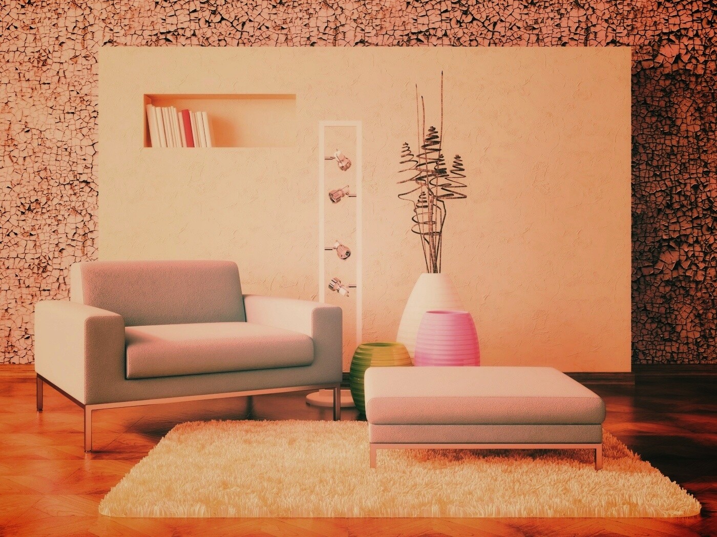 Стильный декор обои