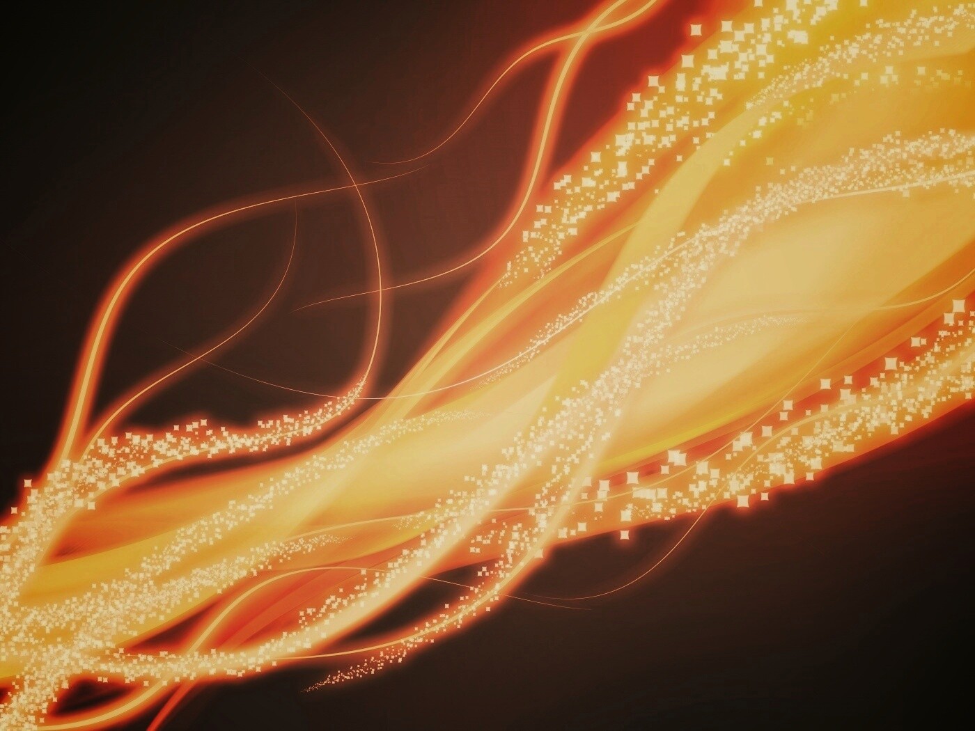 Волна пламенной энергии обои