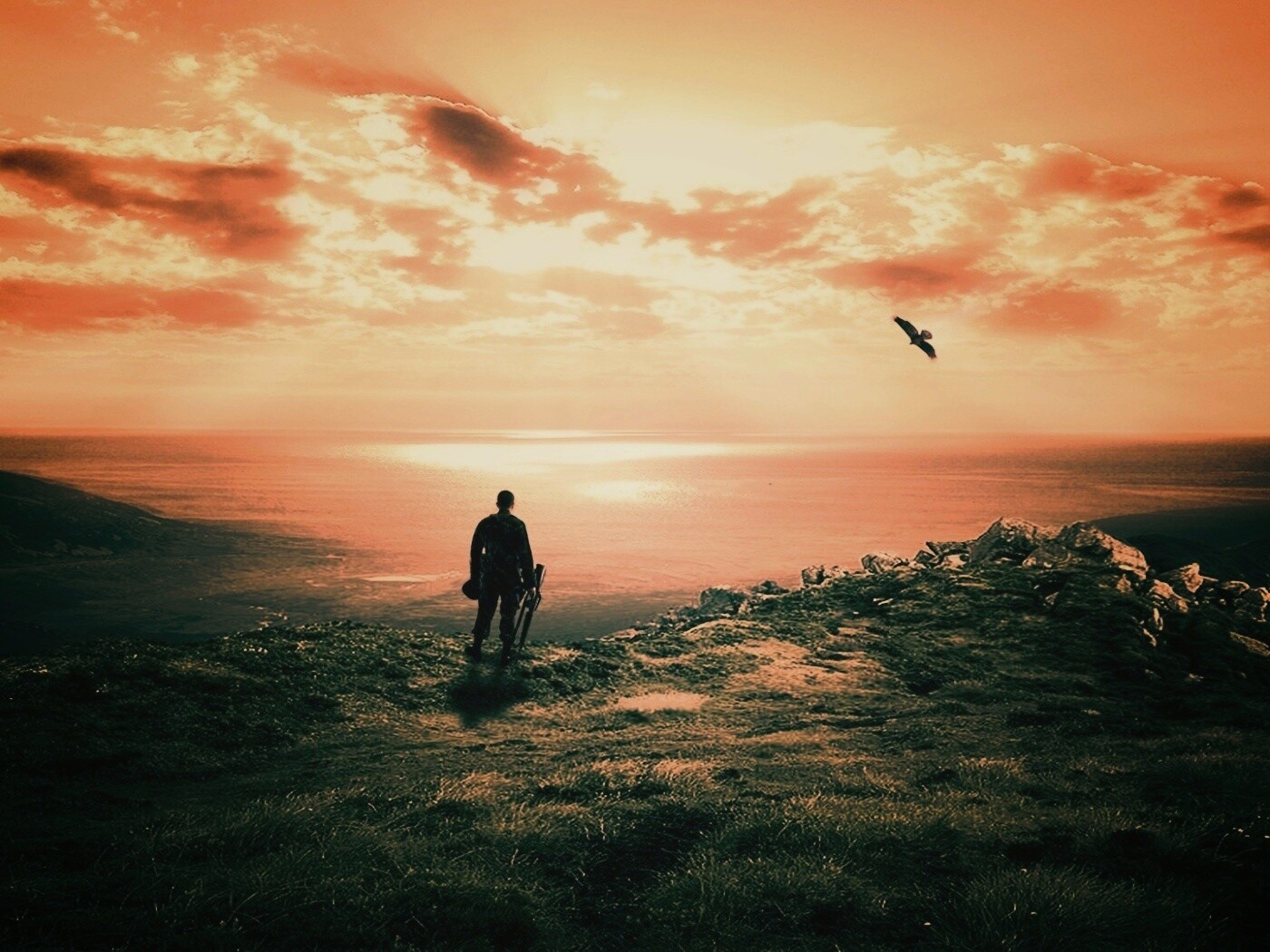 Солдат на краю света обои