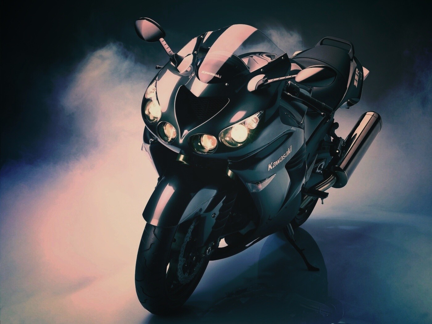 Мотоцикл Кавасаки ZX14 обои
