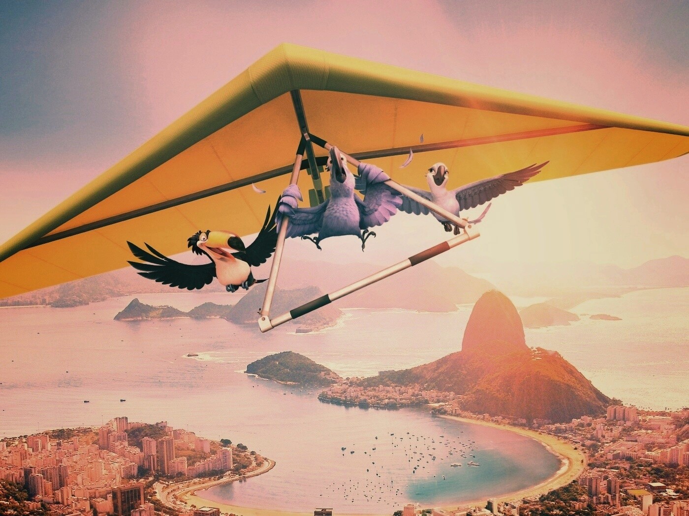 Герои мультфильма Рио обои