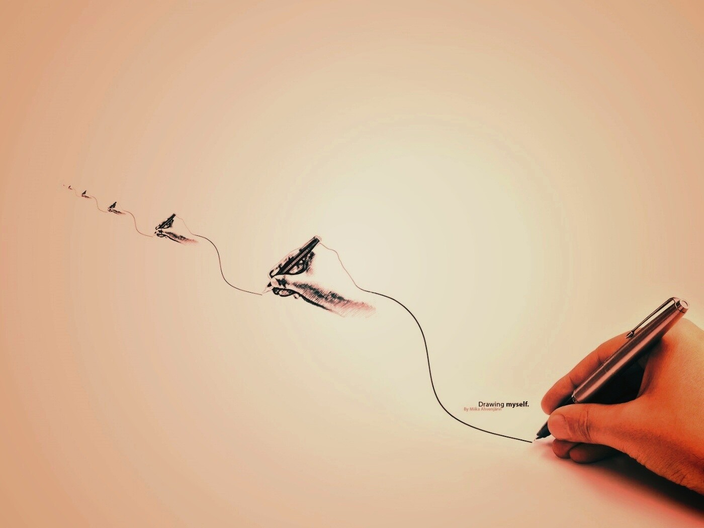 Рисунок - рекурсия обои