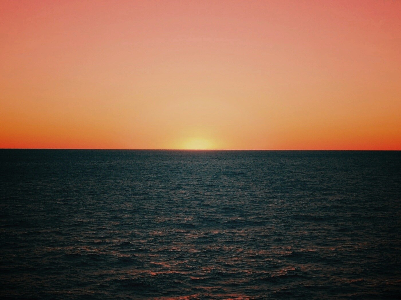 Морской закат обои