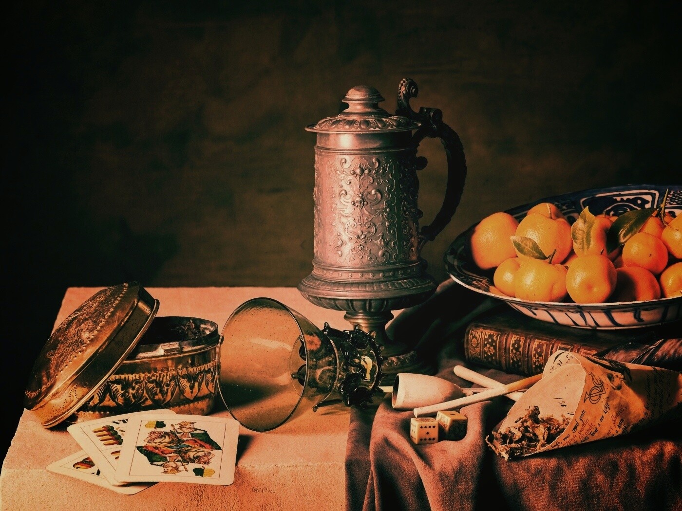 Подготовка к натюрморту обои