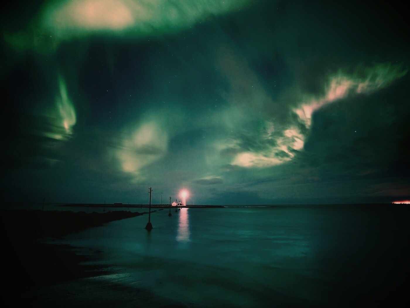 Ночь на севере обои