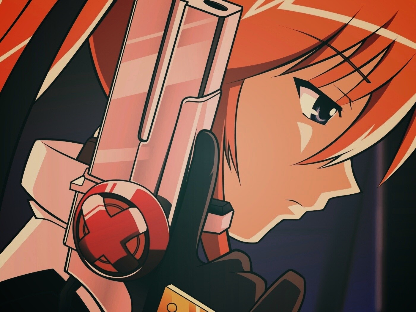 Девушка с пистолетом обои