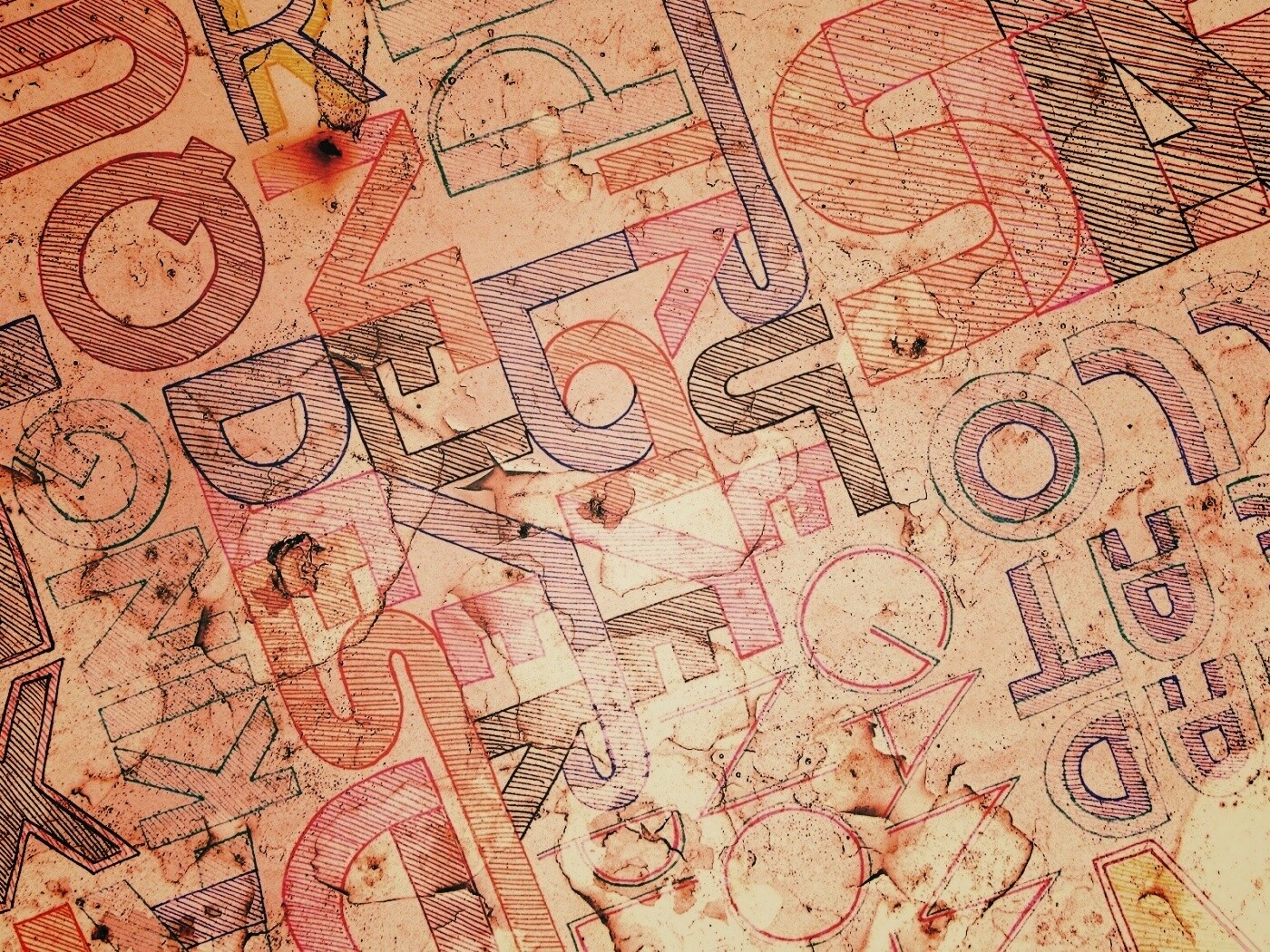 Буквы и надписи обои