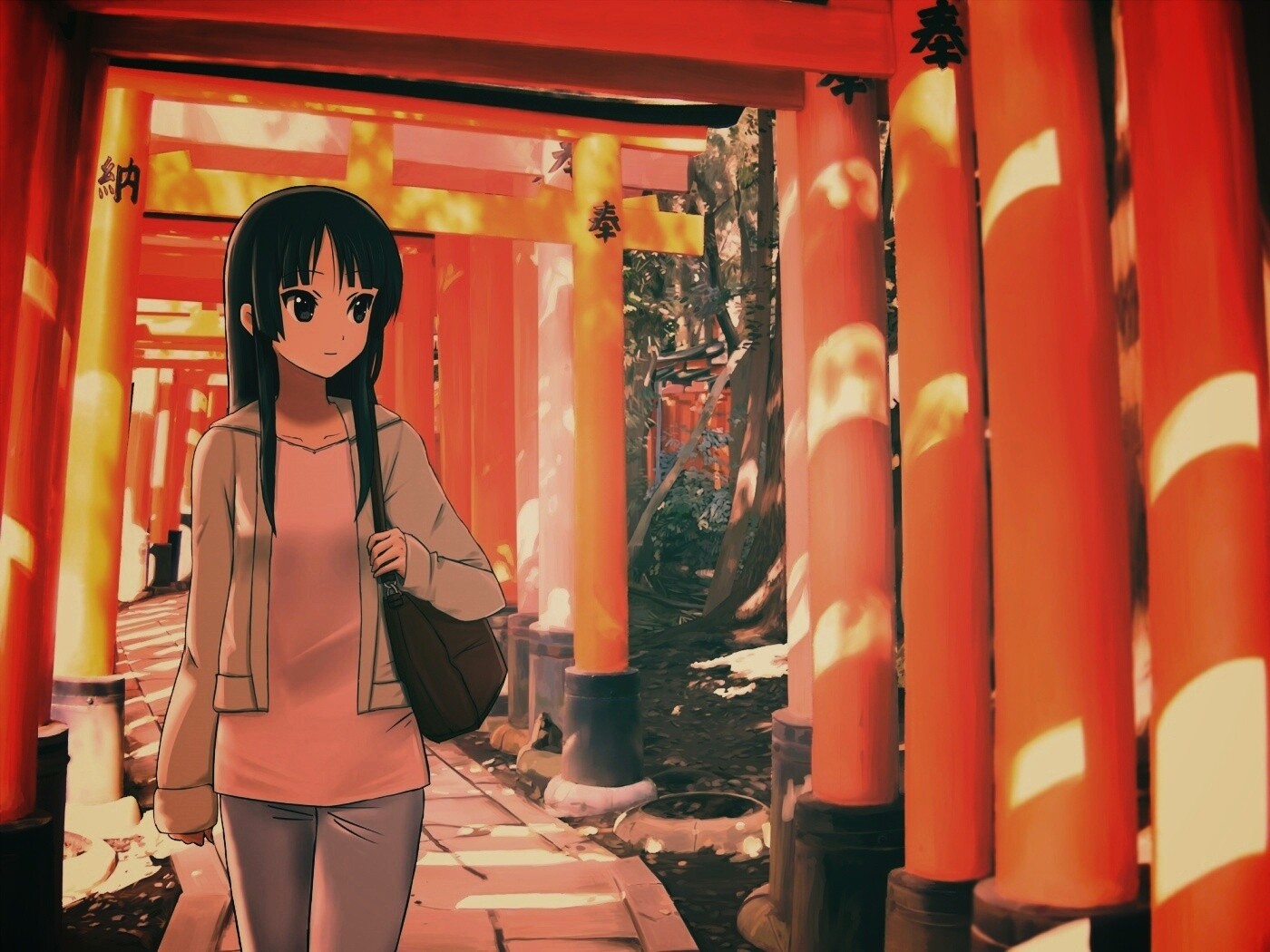 Акияма Мио обои