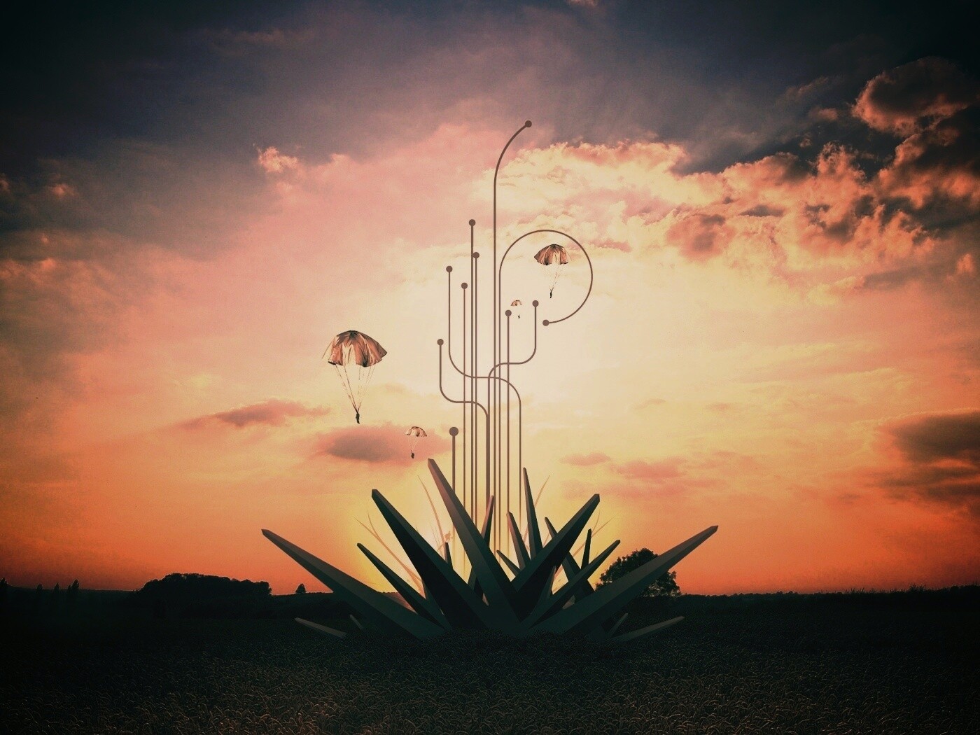 Абстрактный взрыв в настоящем мире обои