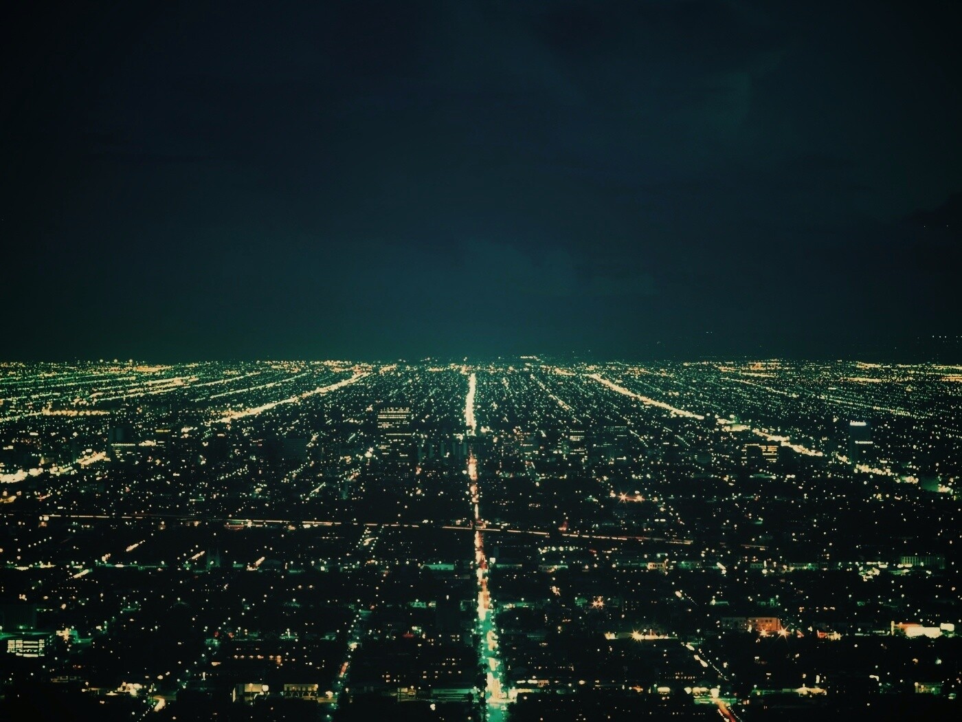 Вид на город с высоты обои