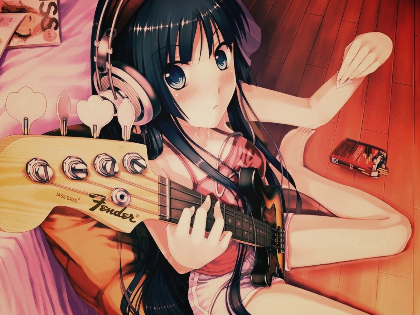 Лоли с гитарой обои