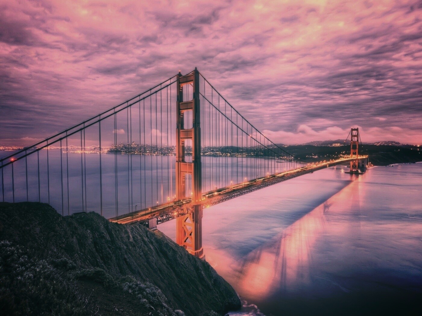 Мост Золотые Ворота обои