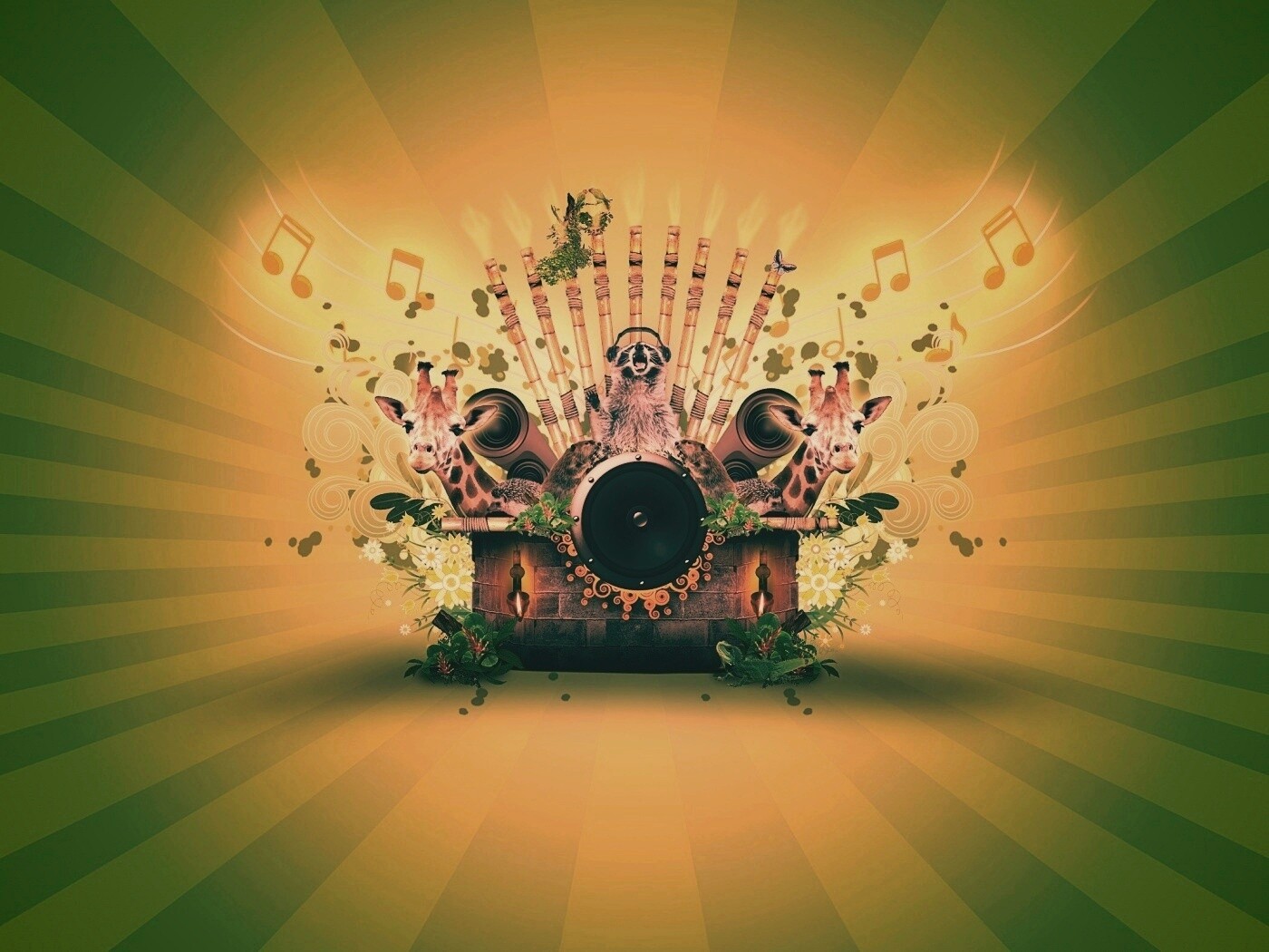 Музыка джунглей обои