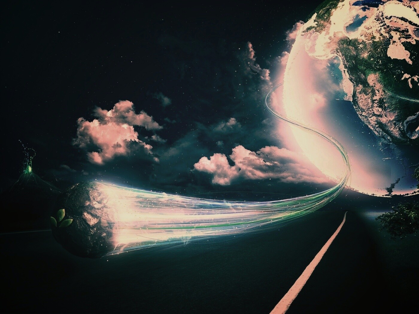 Полет с земли обои