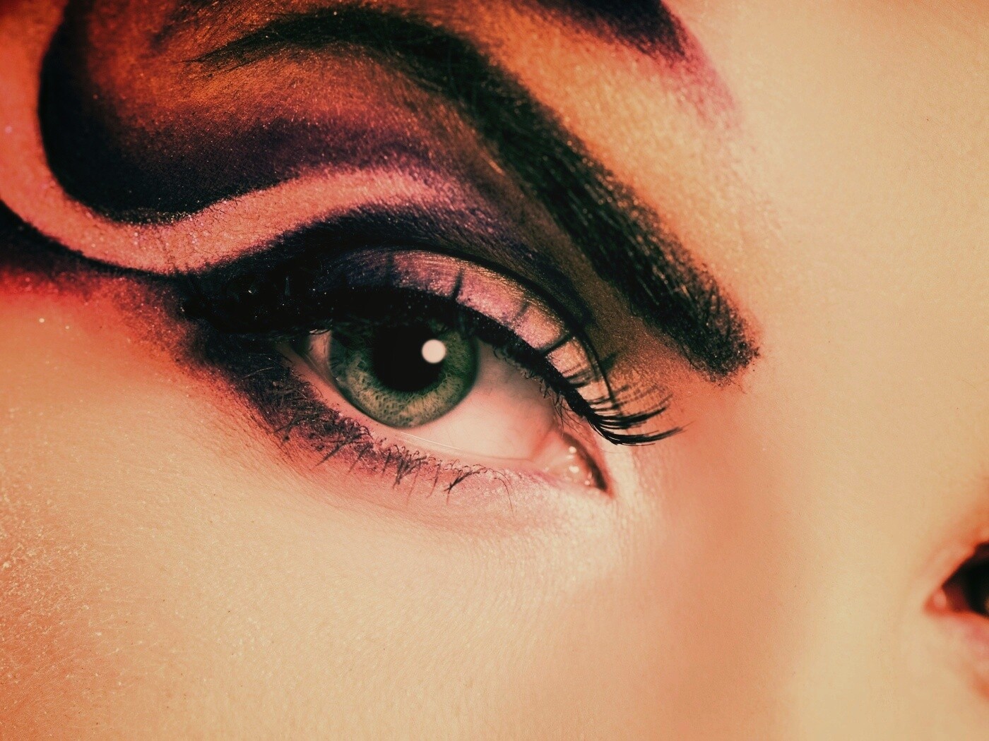 Красивый макияж для глаз обои