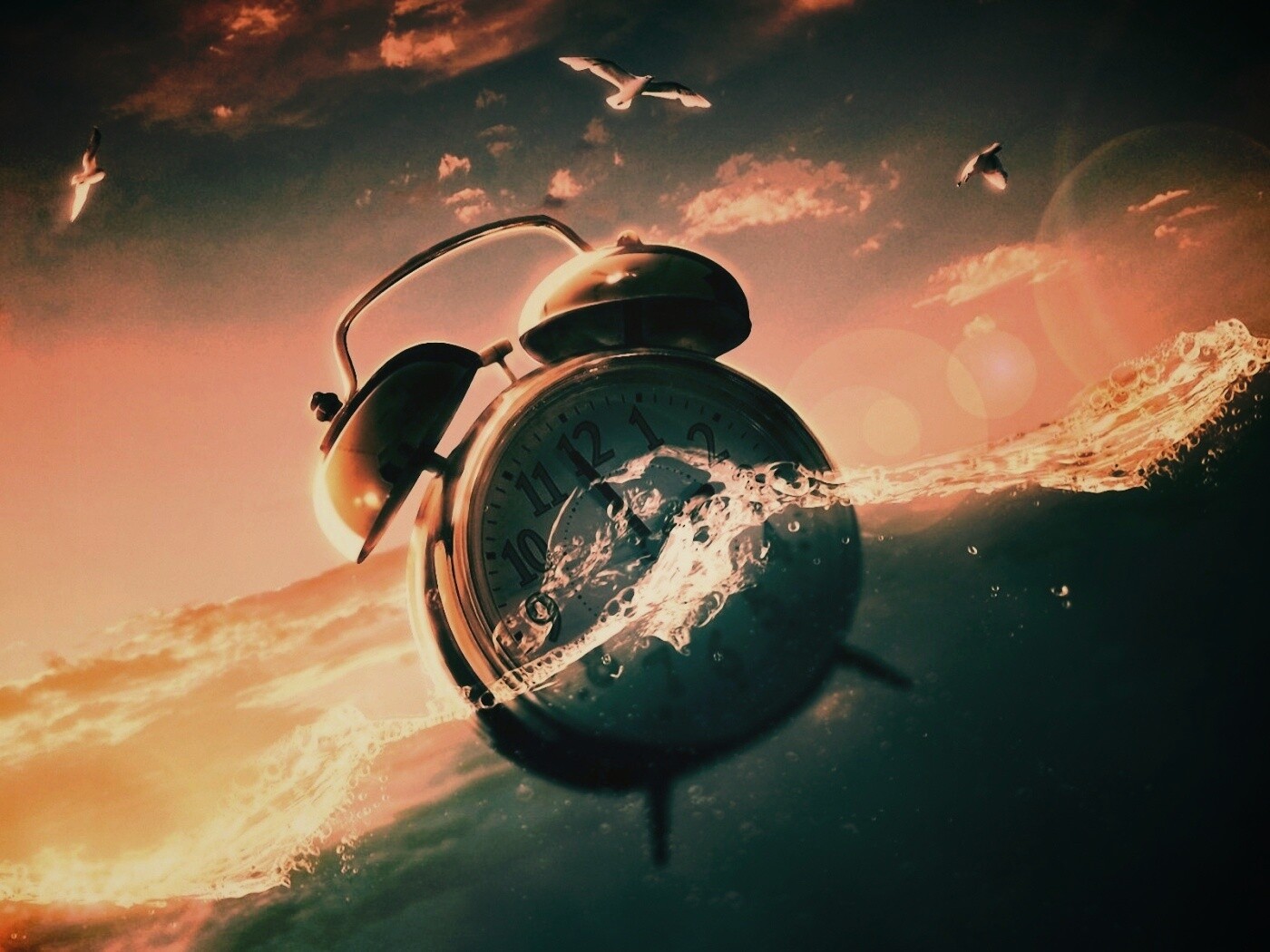 Уплывающее время обои