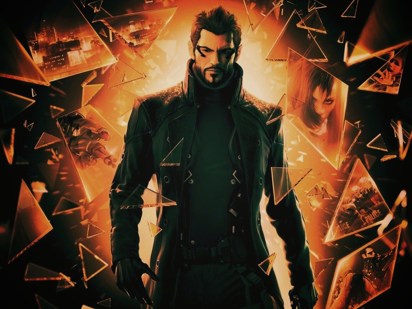 Адам Дженсен из Deus Ex : Human Revolution обои
