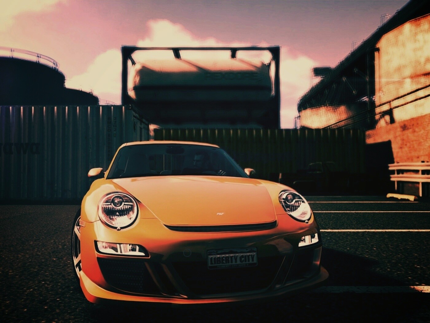 Порше из GTA4 обои