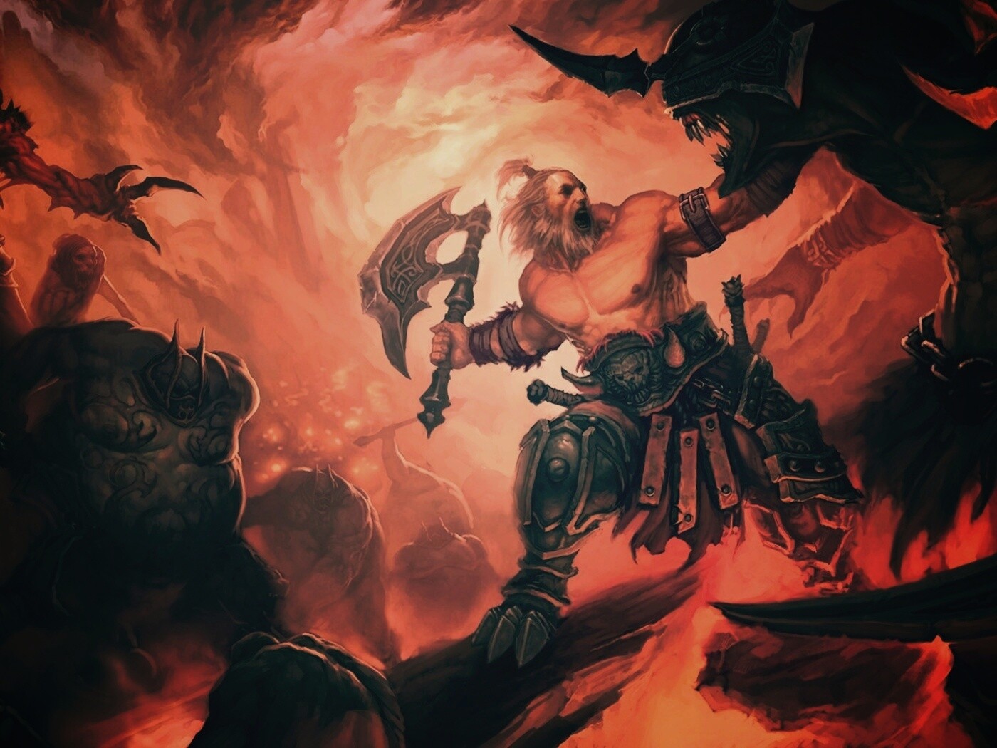 Варвар из Diablo 3 обои