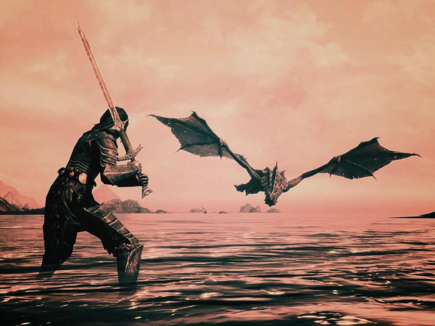 Дым над водой обои